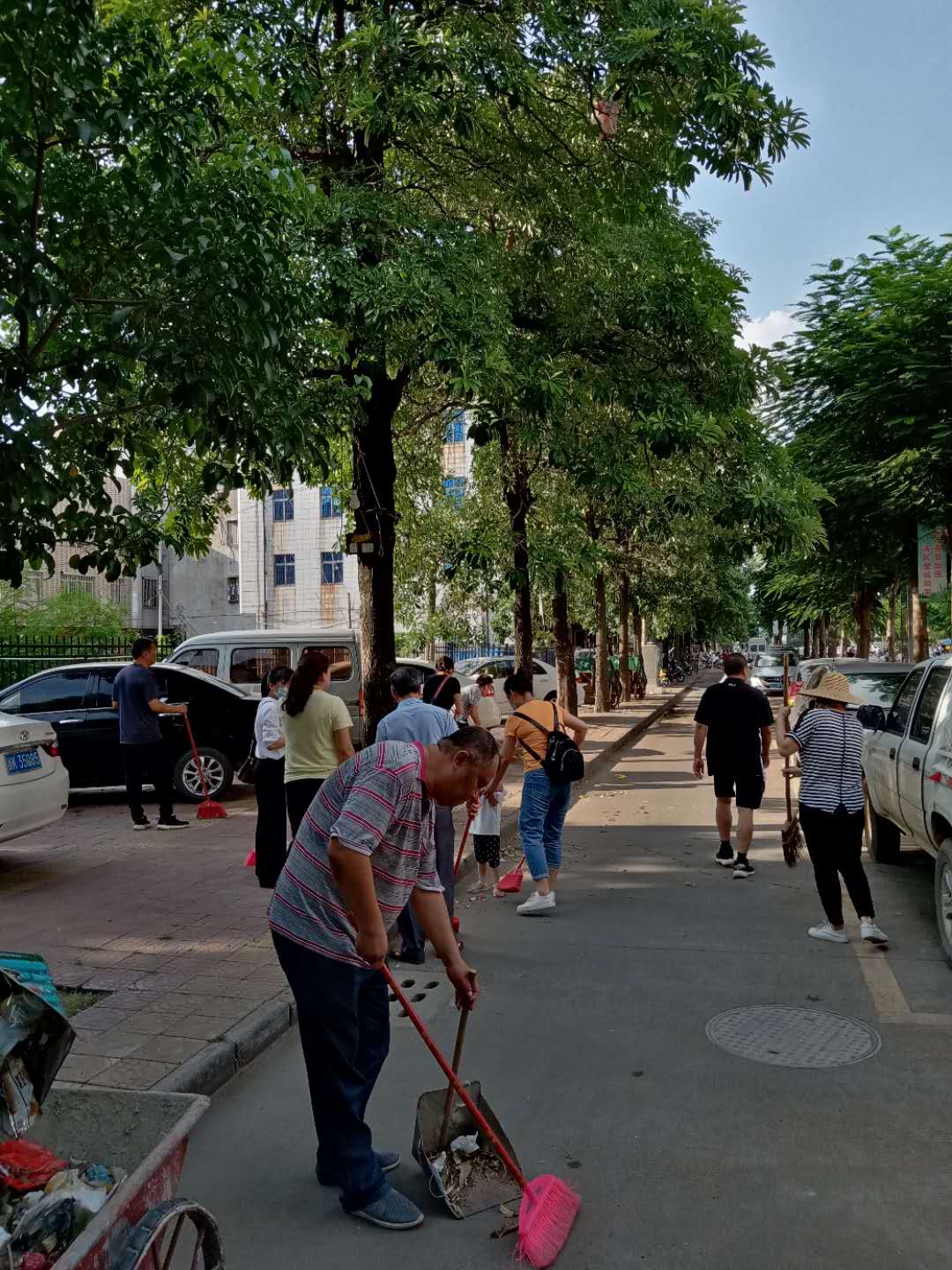 縣退役軍人事務(wù)局局干部職工到創(chuàng)文責(zé)任片區(qū)開(kāi)展愛(ài)國(guó)衛(wèi)生“周末衛(wèi)生日”常態(tài)化活動(dòng)。.jpg