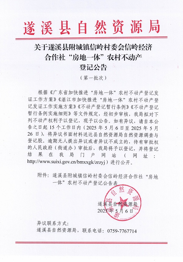 附城鎮(zhèn)信嶺村委會(huì)信嶺經(jīng)濟(jì)合作社不動(dòng)產(chǎn)登記公告（第一批次）_頁面_1.jpg