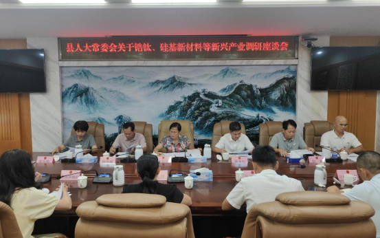 縣人大常委會(huì)調(diào)研鋯鈦、硅基新材料等新興產(chǎn)業(yè)發(fā)展情況